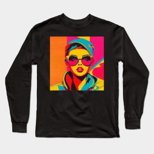 Pop Art Extravaganza - Colorful Prints that Pop Long Sleeve T-Shirt